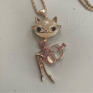 Adorable sexy kitty necklace